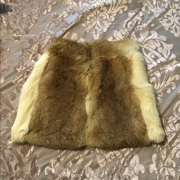 Vintage Dresses & Skirts - Authentic vintage rabbit fur skirt genuine fur